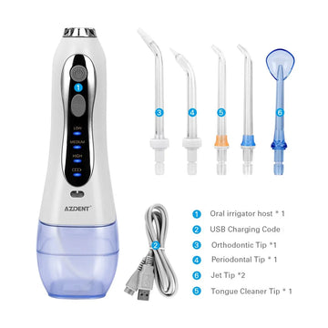 Safe & Portable Oral Irrigator – Perfect for Family Dental Care